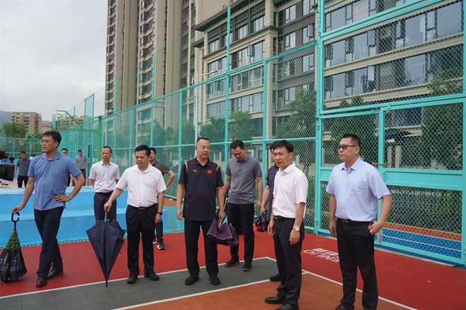 星空中国体育网站市领导调研活力龙城·跃龙智慧体育空间项目(图1)