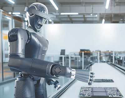 人形机器人加速“进化”（新时代画卷）(图1)